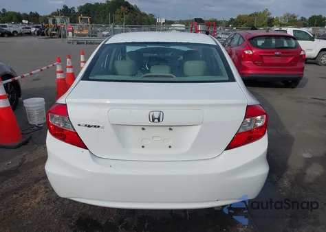 2012 Honda Civic Ex-L from USA, damaged, VIN 19XFB2F99CE047724